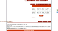Desktop Screenshot of devbhoomimatrimony.com