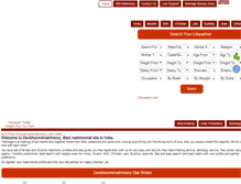 Tablet Screenshot of devbhoomimatrimony.com